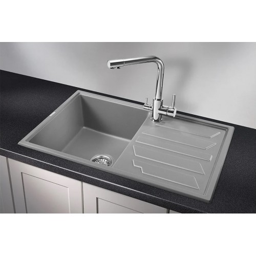 Кухонная мойка Granula GR-8002 (алюминиум)