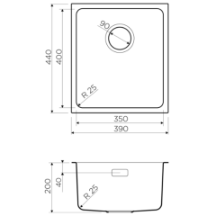Кухонная мойка Omoikiri Tadzava 39-U/I-LG светлое золото