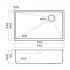 Кухонная мойка Omoikiri TAKI 74-U/IF SIDE GB (графит)