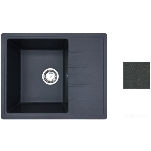 Кухонная мойка БелЭворс Mila (антрацит)
