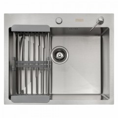 Кухонная мойка ARFEKA ECO AR 600*500, коландер, дозатор SATIN +CL AR+DS AR