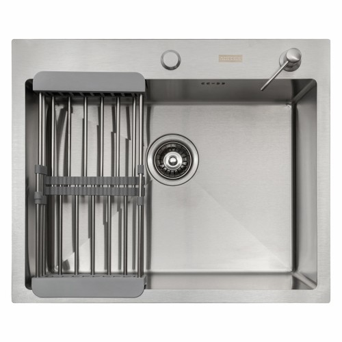 Кухонная мойка ARFEKA ECO AR 600*500, коландер, дозатор SATIN +CL AR+DS AR