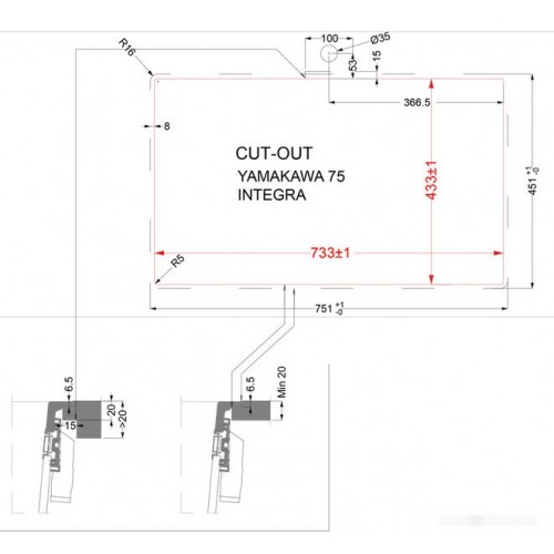 Кухонная мойка Omoikiri Yamakawa 75T Integra-WH 4997279 (белый)