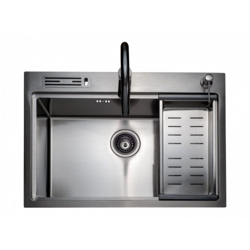 Кухонная мойка Zepein D7050HD Professional PVD (Графит)