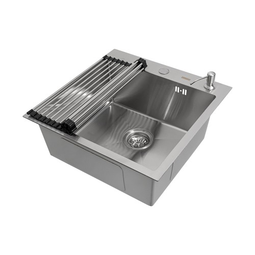 Кухонная мойка ARFEKA ECO AR 500*500, роллер-мат, дозатор SATIN +RM AR+DS AR