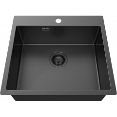 Кухонная мойка Zorg ZRN 5055 Premium PVD Gunblack