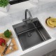 Кухонная мойка Zorg ZRN 5050 Premium PVD Gunblack
