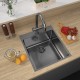 Кухонная мойка Zorg ZRN 5045 Premium PVD Gunblack