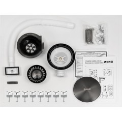 Кухонная мойка Zorg ZRN 5545 Premium PVD Gunblack