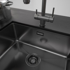 Кухонная мойка Zorg ZRN 5545 Premium PVD Gunblack