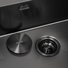 Кухонная мойка Zorg ZRN 5545 Premium PVD Gunblack