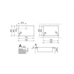 Кухонная мойка Smeg VFU71SFR