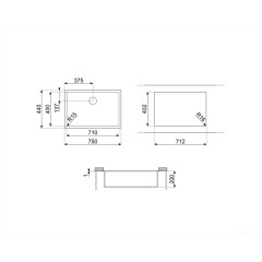 Кухонная мойка Smeg VSTR71BRX