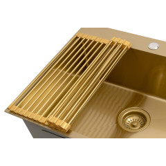 Кухонная мойка ARFEKA ECO AR 500*500, роллер-мат, дозатор GOLD +RM AR+DS AR