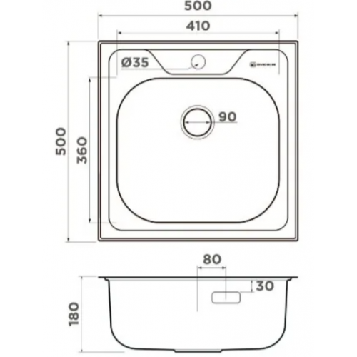 Кухонная мойка Omoikiri Saru 50 IN