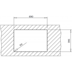 Кухонная мойка Teka R10 70.40 M-TG BLACK CARBON