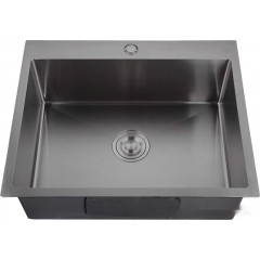 Кухонная мойка GranFest Metal GF-6045 PVD Графит
