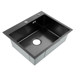 Кухонная мойка ARFEKA ECO AR 600*500 BLACK PVD NANO DECOR