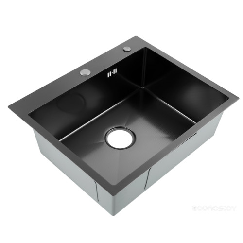 Кухонная мойка ARFEKA ECO AR 600*500 BLACK PVD NANO DECOR