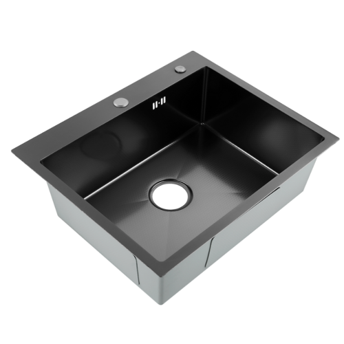 Кухонная мойка ARFEKA ECO AR 600*500 BLACK PVD NANO DECOR