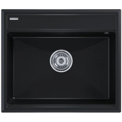 Кухонная мойка Paulmark Stepia-590 PM115951-BLM (черный металлик)