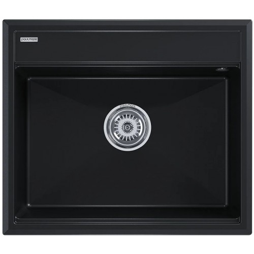Кухонная мойка Paulmark Stepia-590 PM115951-BLM (черный металлик)