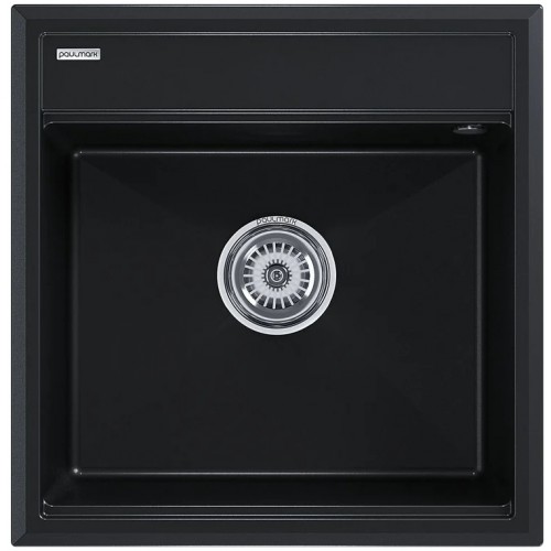 Кухонная мойка Paulmark Stepia-500 PM115051-BLM (черный металлик)