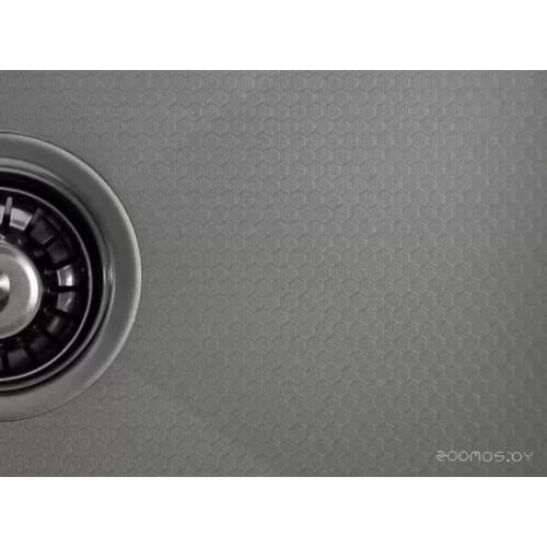 Кухонная мойка ARFEKA ECO AR 600*500, коландер, дозатор BLACK DECOR +CL AR+DS AR