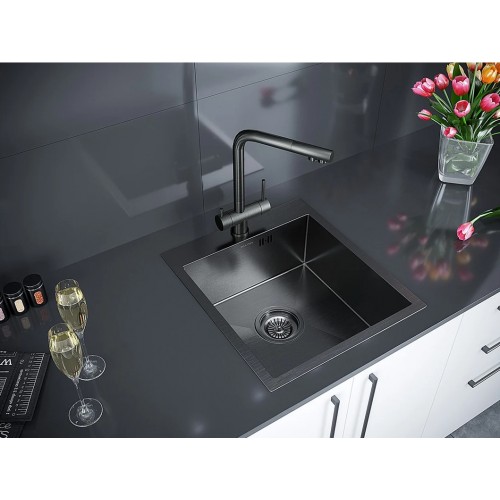 Кухонная мойка Paulmark PM214551-GM