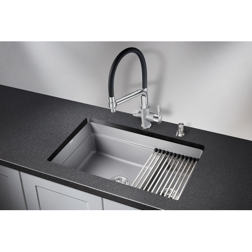 Кухонная мойка Granula KS-7304 (алюминиум)