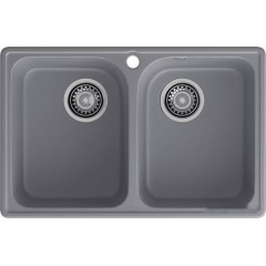 Кухонная мойка GranFest QUARZ Z-15 (темно-серый)