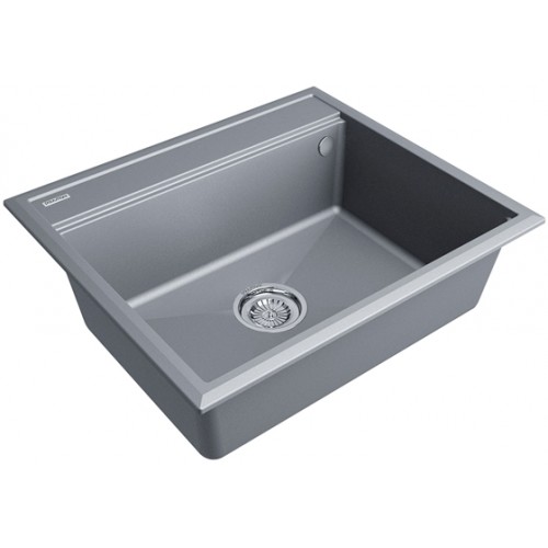 Кухонная мойка Paulmark Stepia-590 PM115951-GRM (серый металлик)