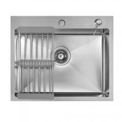 Кухонная мойка ARFEKA ECO AR 600*500, коландер, дозатор SATIN DECOR +CL AR+DS AR