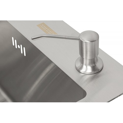 Кухонная мойка ARFEKA ECO AR 500*500, коландер, дозатор SATIN DECOR +CL AR+DS AR