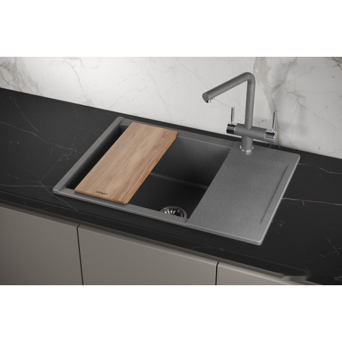 Кухонная мойка Granula ES-7003 (графит)