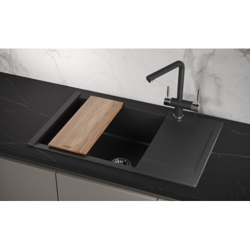 Кухонная мойка Granula ES-7807 (черный)