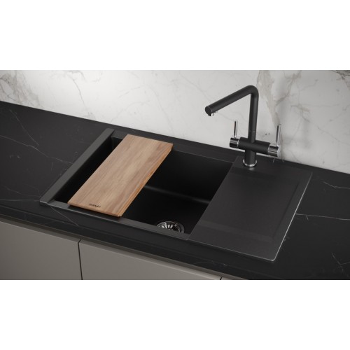 Кухонная мойка Granula ES-7807 (шварц)