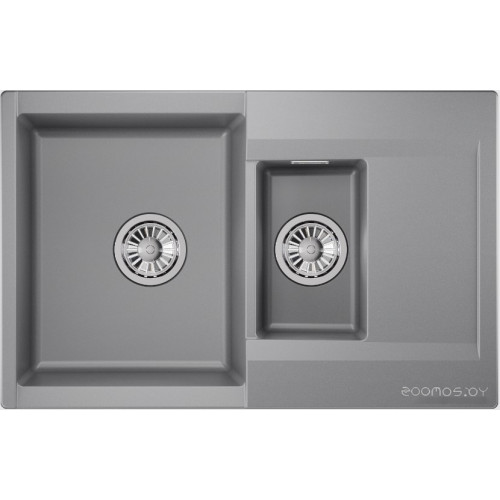 Кухонная мойка Granula ES-7808 (алюминиум)