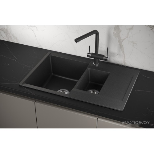 Кухонная мойка Granula ES-7808 (черный)