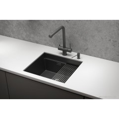 Кухонная мойка Granula KS-5045U (черный матовый)