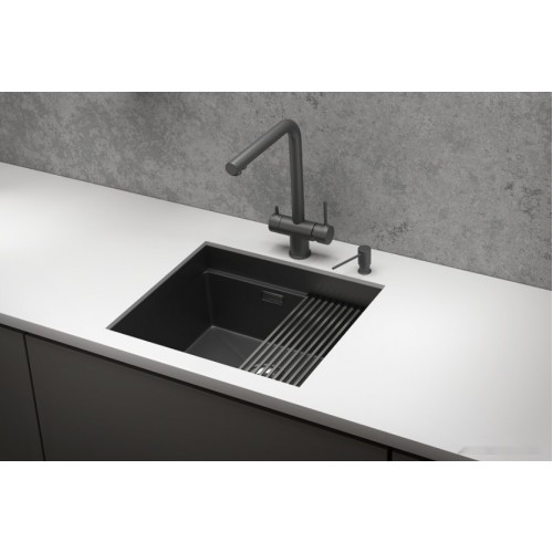 Кухонная мойка Granula KS-5045U (черный матовый)