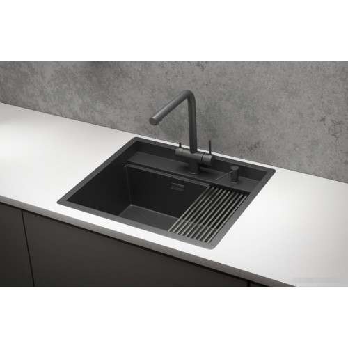 Кухонная мойка Granula KS-6051 (черный матовый)