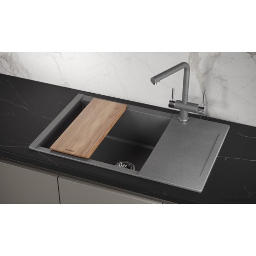 Кухонная мойка Granula ES-7807 (графит)