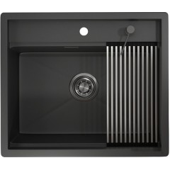 Кухонная мойка Granula KS-5051 (черный матовый)