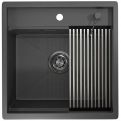 Кухонная мойка Granula KS-5051 (графит матовый)