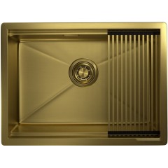 Кухонная мойка Granula GR-6045U (золото сатин)