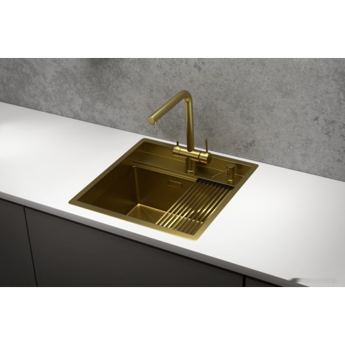 Кухонная мойка Granula GR-5051 (золото сатин)