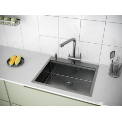 Кухонная мойка Paulmark PM705951-GM