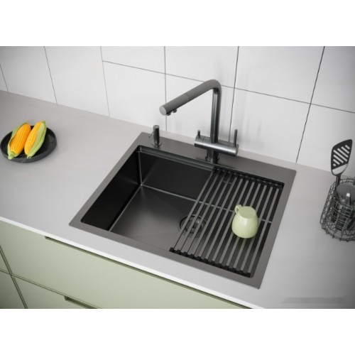 Кухонная мойка Paulmark PM705951-GM