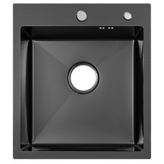 Кухонная мойка ARFEKA ECO AR 450*500 BLACK PVD NANO